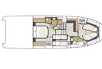 Beneteau Gran Turismo 50 - Layout Lower Deck