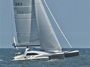 Corsair 36 folding trimaran