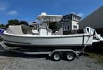 Eastern 248 Center Console - 2021 Eastern 248 Center Console boat on trailer, parked outdoors.