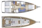 Jeanneau Sun Odyssey 410 - Layout Image