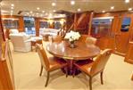 Offshore Voyager 80 - Salon Looking Aft