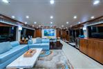 Viking Enclosed Flybridge - Salon Looking Forward