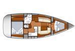 Jeanneau Sun Odyssey 39 DS - Layout Image