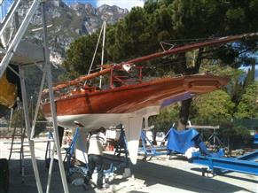 CUSTOM CLASSIC WOODEN SAILBOAT