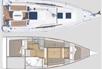 Beneteau Oceanis 30.1 - Layout Image