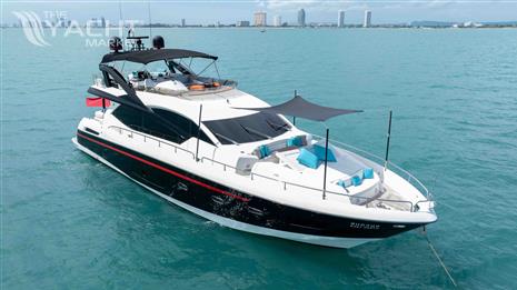 SUNSEEKER MANHATTAN 73 - Aerial Full Boat