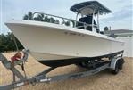 May-Craft 2300CCX - 2017 May-Craft 2300CCX boat on trailer, parked outdoors.