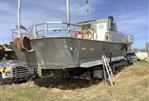 48’10 x 13’7 Aluminum Twin Screw Fishing/Work Boat w/Trailer