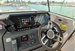 Axopar 37 XC - Helm of 2020 Axopar 37 XC with advanced navigation system and steering wheel.