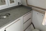 Blackfin 29 Combi - 1992 Blackfin 29 Combi boat bathroom with sink, mirror, and toilet.