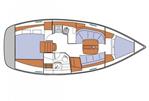 Beneteau Oceanis 343 - Layout Image