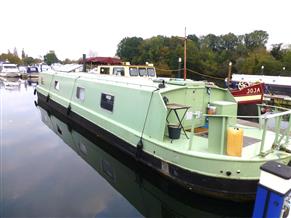 Classic Dave Clark Boat Builders 57' Widebeam Sail a Way