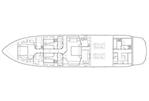Sunseeker 90 Yacht - Manufacturer Provided Image: Accomodation Layout