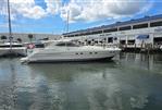 Neptunus 5616 - Neptunus 5616 yacht docked at marina, 2000 model, sunny day with blue sky.