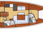 Beneteau Oceanis 45 - Layout Image