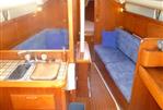 Westerly Storm 33 - Saloon looking forward