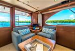 Feadship Yacht Fisherman - Salon Seating Looking Aft to Port