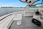 Sea Ray 500 Sundancer - Luxurious 2005 Sea Ray 500 Sundancer yacht interior with waterfront view.