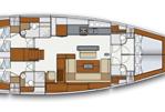 Hanse 575 - Layout Image