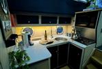 Fairline 40 - Galley at night