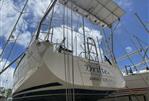 Hanse 470e - Port Aft showing davits