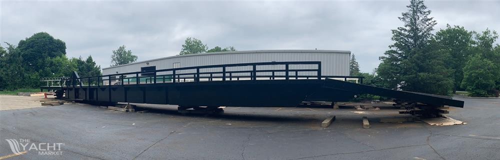 2018  180&#39; x 12&#39; Floating Bridge or 2 Barges with Ramps