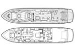 Sunseeker Predator 108 - layout