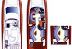 Azimut Yachts 74 Solar - Layout Plans