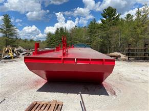 New Build Steel Sectional Barges With Spuds and Hydraulic Ramps