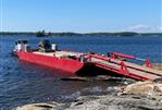 New Build Steel Sectional Barges With Spuds and Hydraulic Ramps