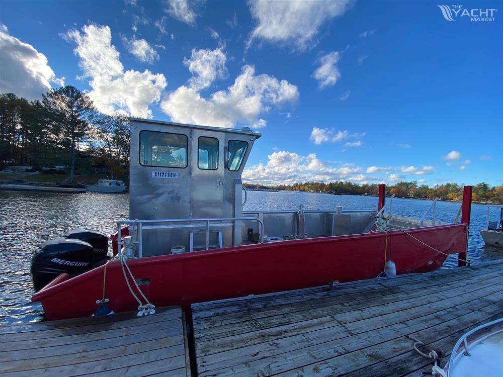 New 33&#39; x 12&#39; Heavy Aluminum Work Boat or Landing Barge