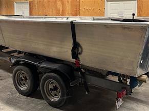 Aluminum Work Boat w/70 hp Suzuki and Trailer!