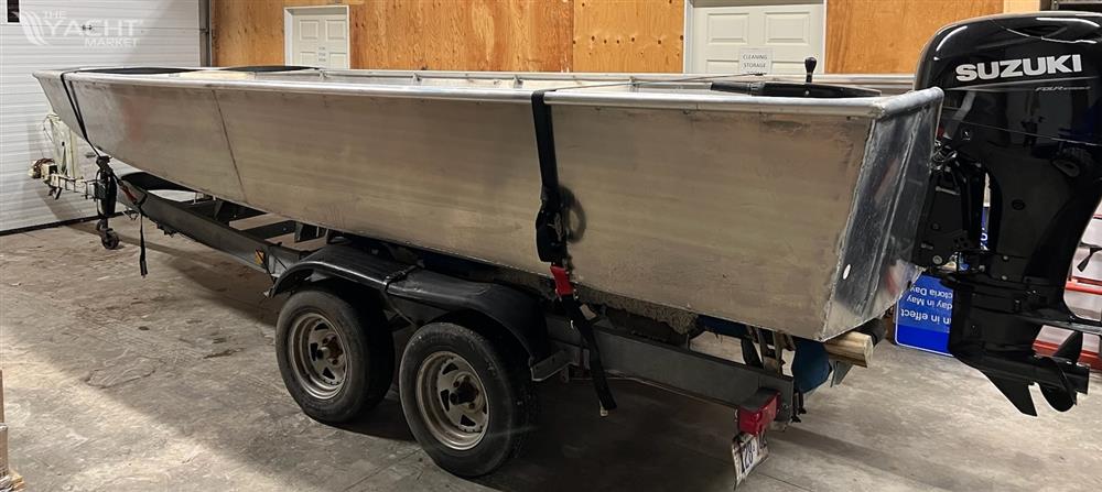 Aluminum Work Boat w/70 hp Suzuki and Trailer!