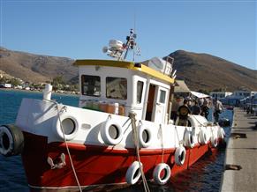 WORK DIVING BOAT