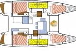 Lagoon 4 cabin