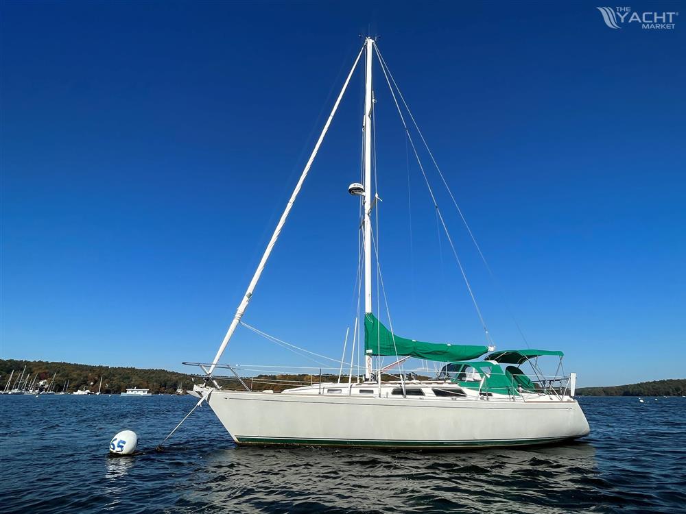 Sabre 34 Targa - 1989 Sabre 34 Targa -Dragonfly on mooring