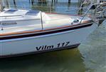 Vilm 117 - Sailboat Vilm 117 docked in clear water, 2006 model.