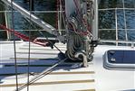 Vilm 117 - Deck of a 2006 Vilm 117 sailboat with rigging and ropes.