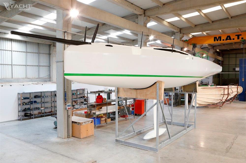 M.A.T. 1220 - 2024 M.A.T. 1220 sailboat in a workshop under construction