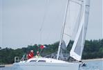 Hanse 355 - 2011 Hanse 355 sailboat cruising on open water.