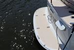 MJM 36z Downeast - 2013 MJM 36z Downeast boat stern with swim platform on sparkling water.
