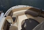 Scout 215 XSF - 2023 Scout 215 XSF boat interior with tan seating and cup holders.