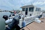 Wesmac 42 - 2016 Wesmac 42 boat docked with Yamaha outboard engines.