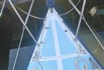 Lancer Yachts 30 Sloop - 1979 Lancer Yachts 30 Sloop deck view with ropes and dock, February 3, 2025.