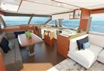 Johnson Flybridge Motor Yacht - Galley Area   JOHNSON 70