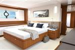Johnson Flybridge Motor Yacht - Master Looking Aft   JOHNSON 70