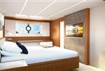Johnson Flybridge Motor Yacht - Master Looking To Port   JOHNSON 70