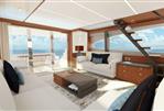 Johnson Skylounge Motor Yacht - Salon Looking Aft