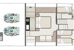 Fairline Squadron 68 - Lower Deck
