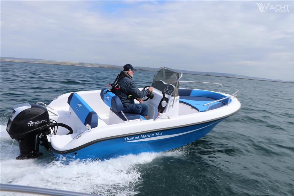 Thanes Marine 16.5 Open Package incl. Extreme Super Roller trailer &amp; Tohatsu 50HP engine